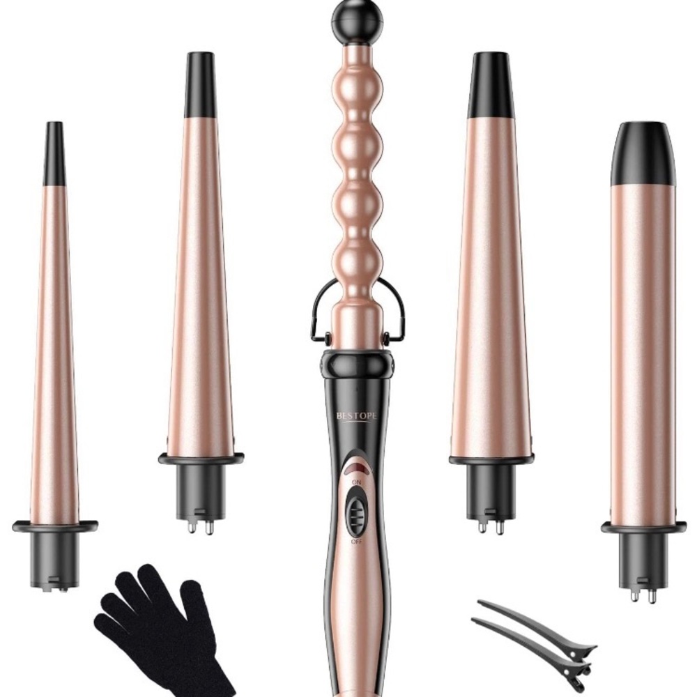 🧜🏼‍♀️ Mermaid Hair! Bestope 5 in 1 Curling Wand